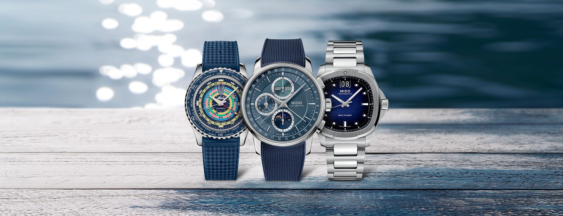 Blue watches selection