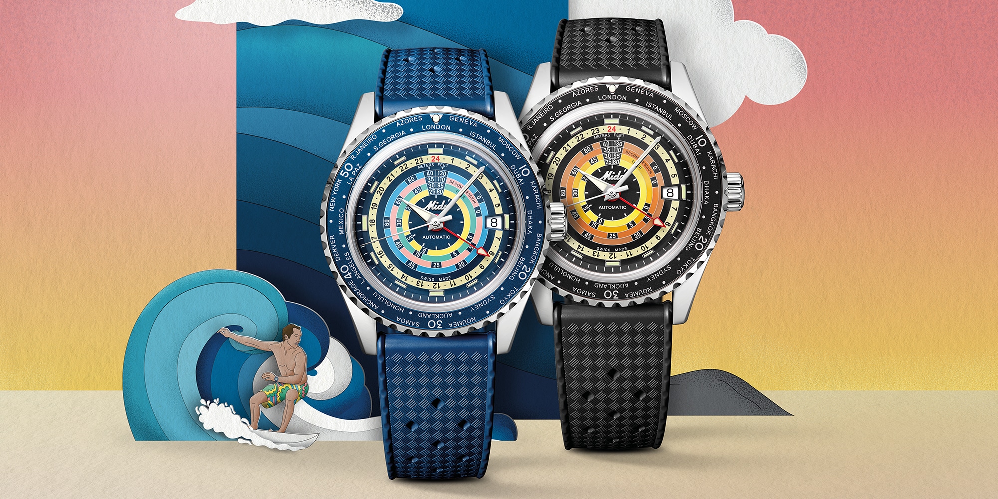 Ocean Star Decompression Worldtimer