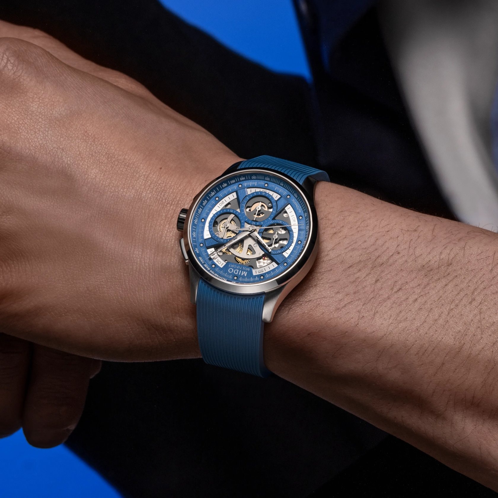 MIDO Multifort Skeleton Chronograph - M0386621704000 - MIDO