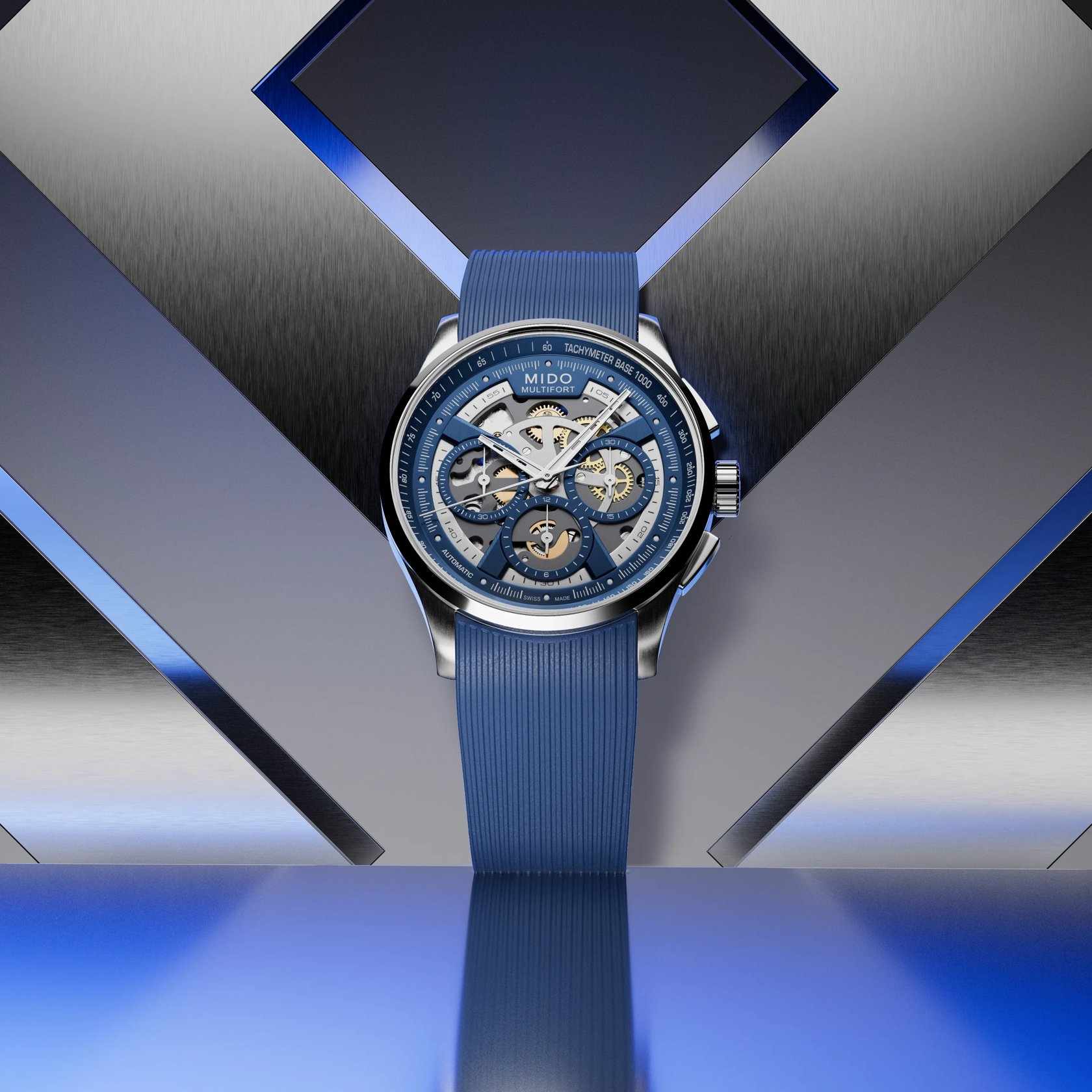 MIDO Multifort Skeleton Chronograph - M0386621704000 - MIDO