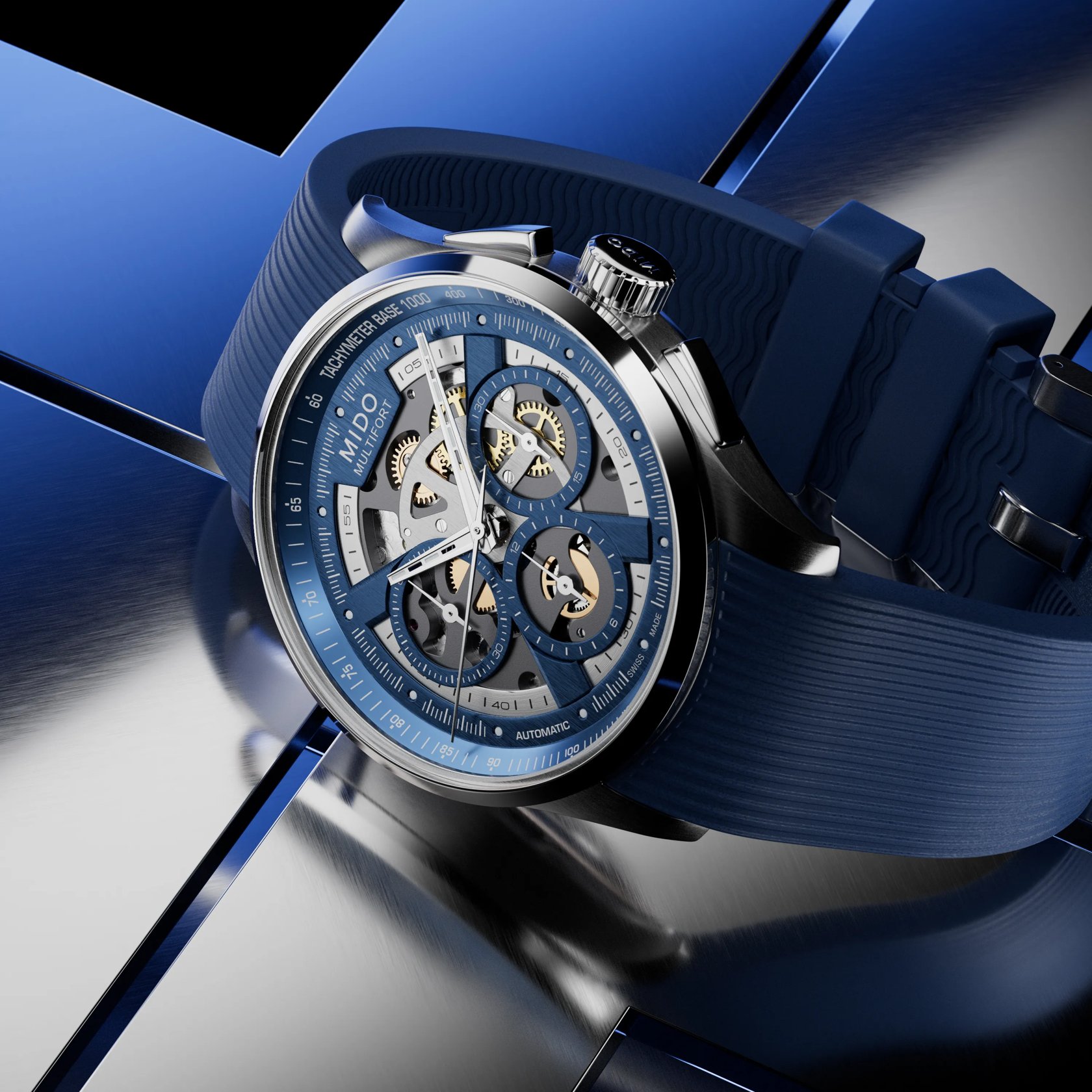 MIDO Multifort Skeleton Chronograph | M0386621704000 | MIDO