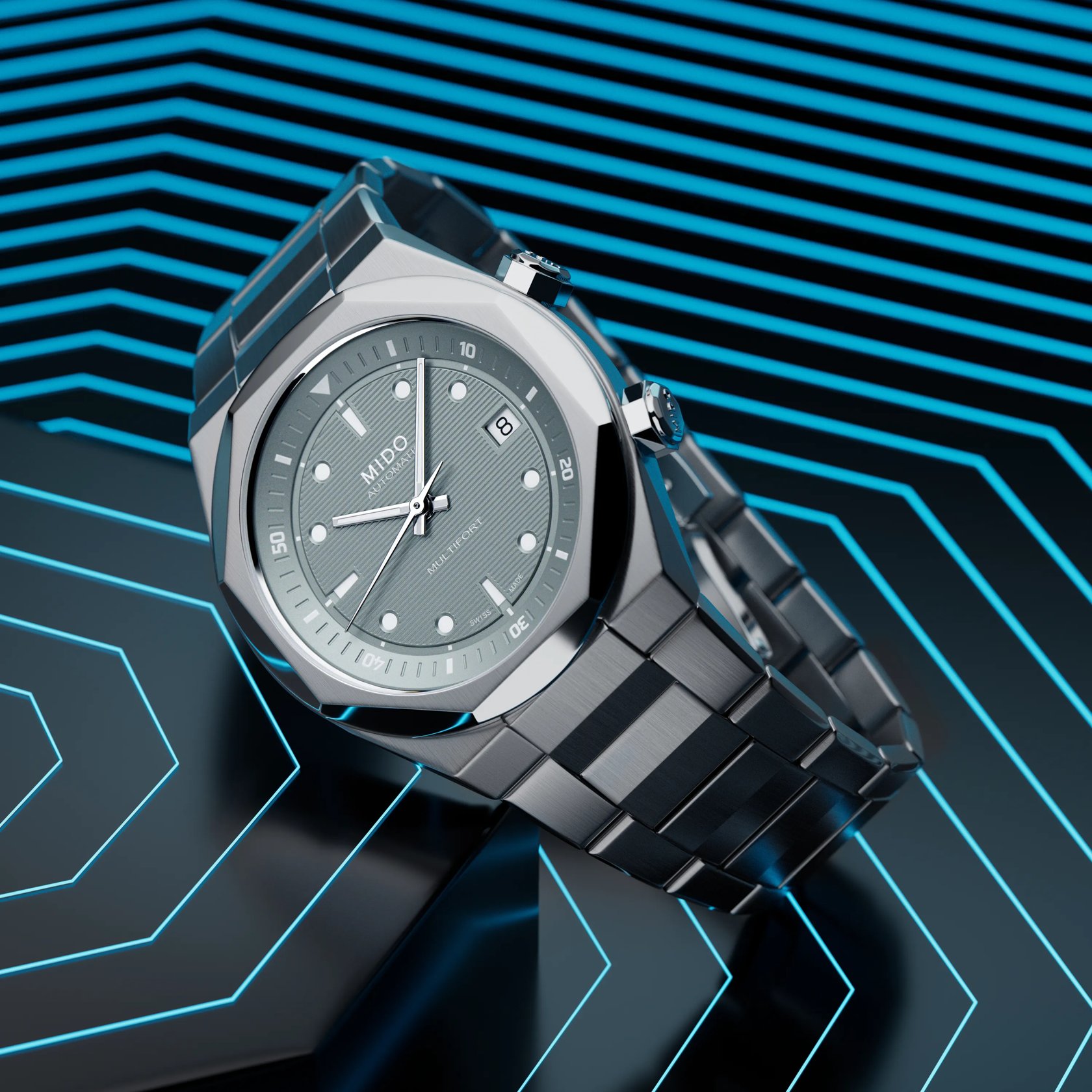 MIDO Multifort 8 Two Crowns | M0475071108100 | MIDO® Watches