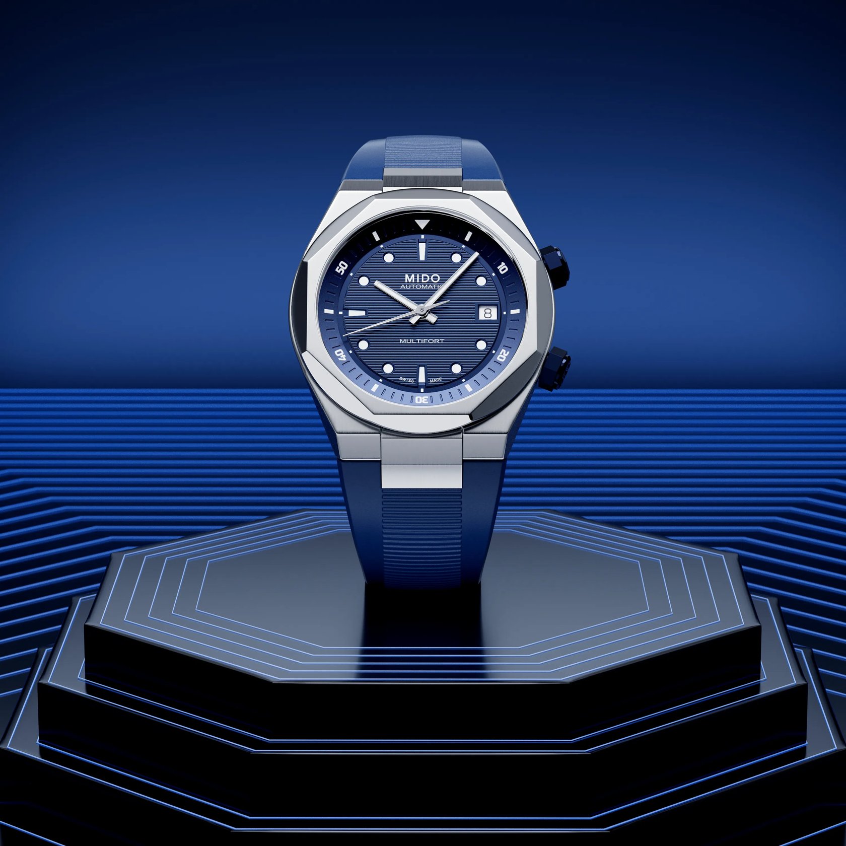 MIDO Multifort 8 Two Crowns | M0475071704100 | MIDO® Watches