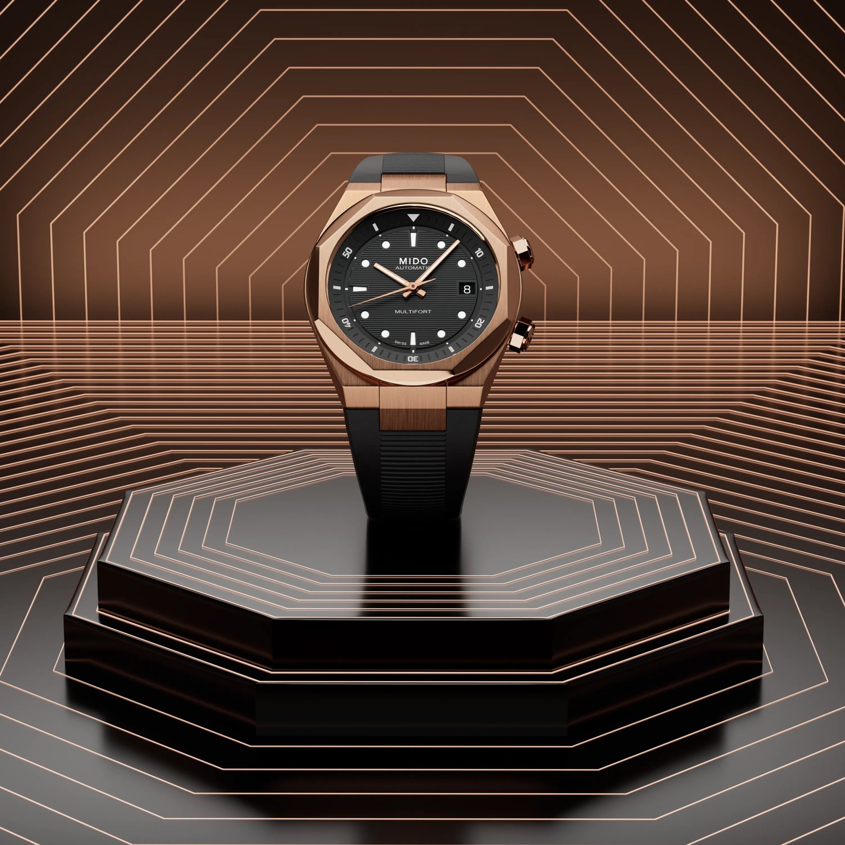 MIDO Multifort 8 Two Crowns | M0475073705100 | MIDO® Watches