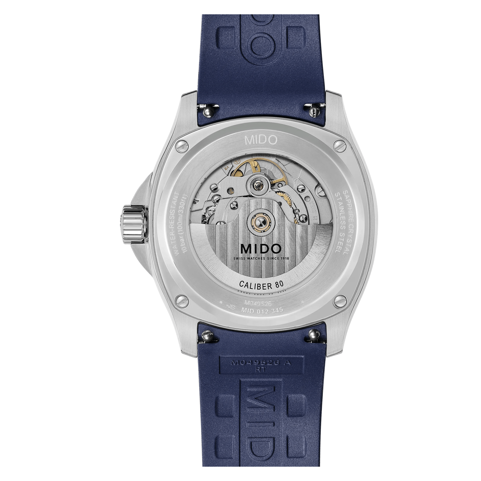 【プティコ】【美品】SMITH MEHOD Mサイズ 23-24ネイビー MIDO Multifort Patrimony Automatic Chronograph Men's Watch