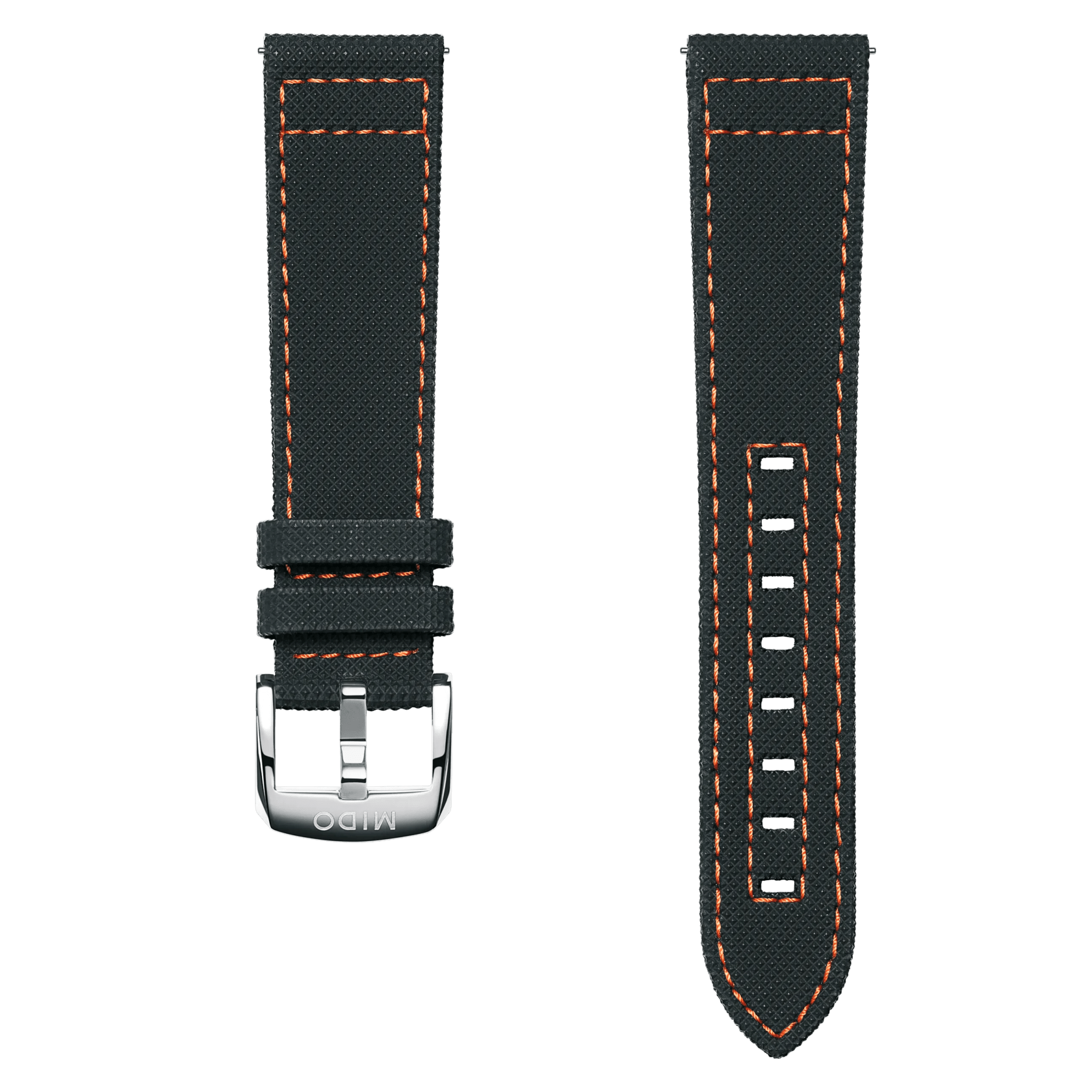 Cinturino in pelle nera 21mm