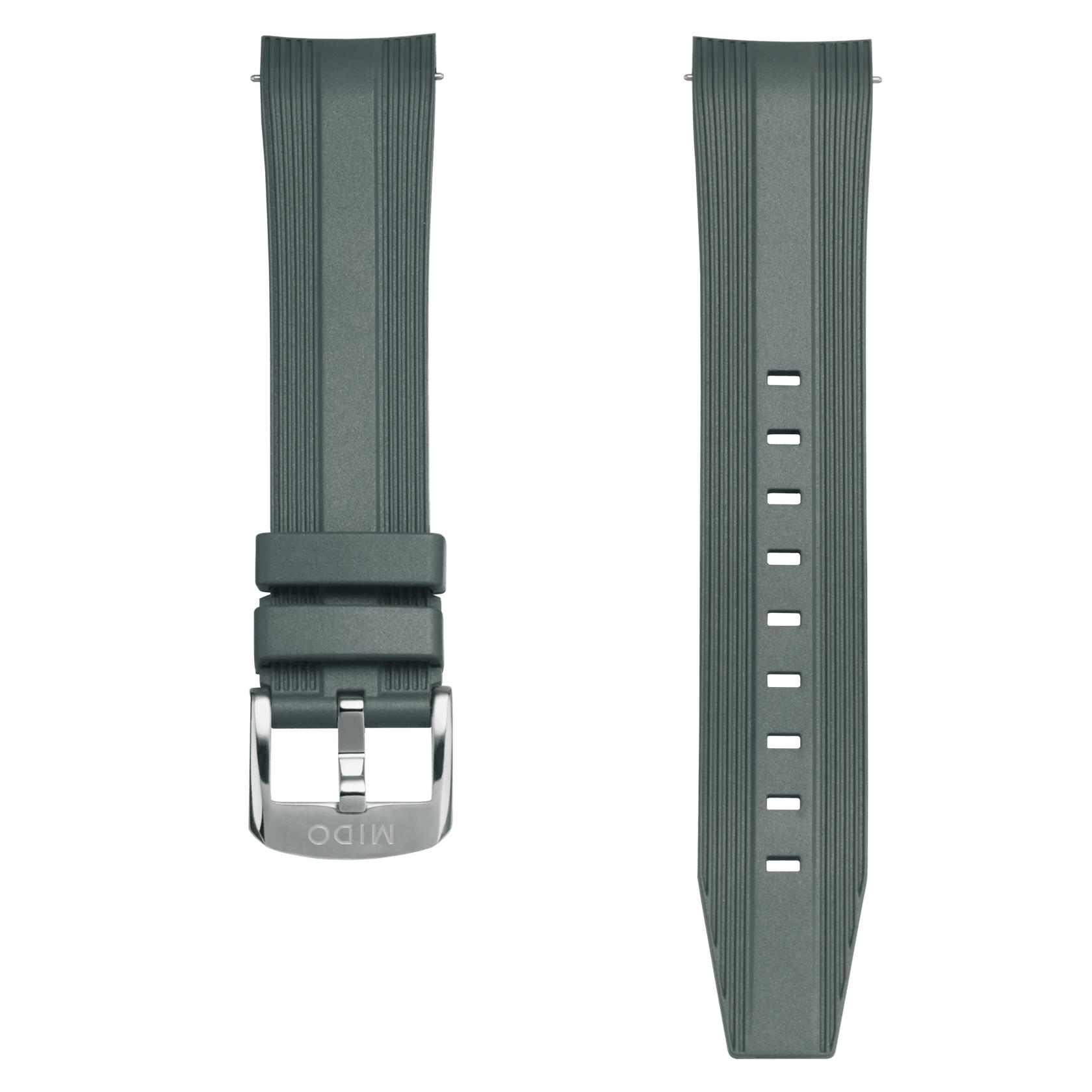 Ocean Star 39 Graues Kautschuk-Armband 20mm