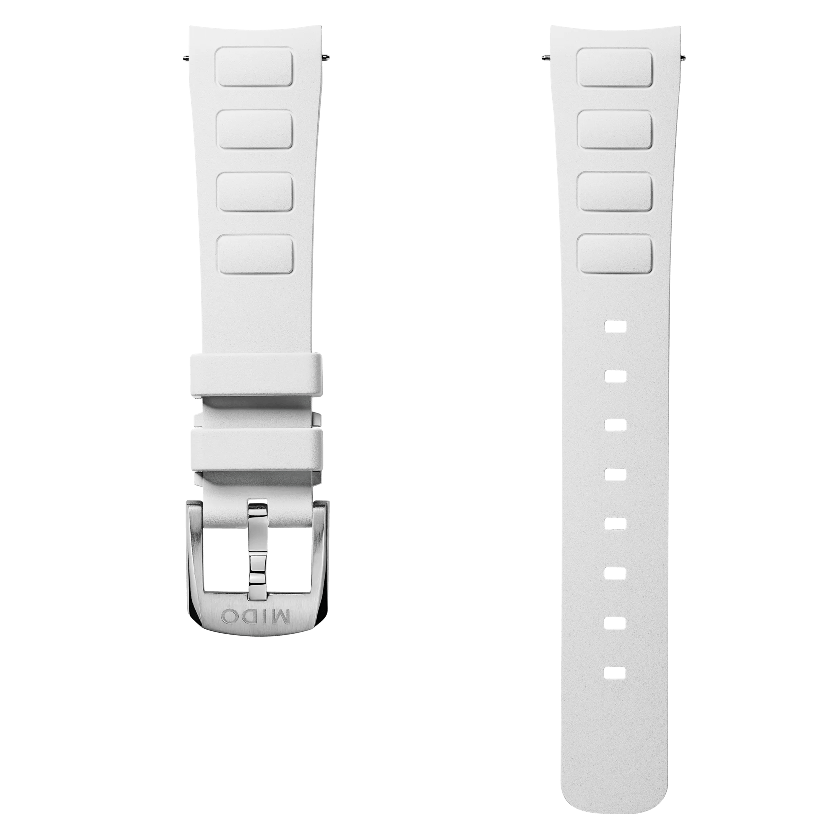 Correa de caucho blanca para Multifort TV 35 18mm