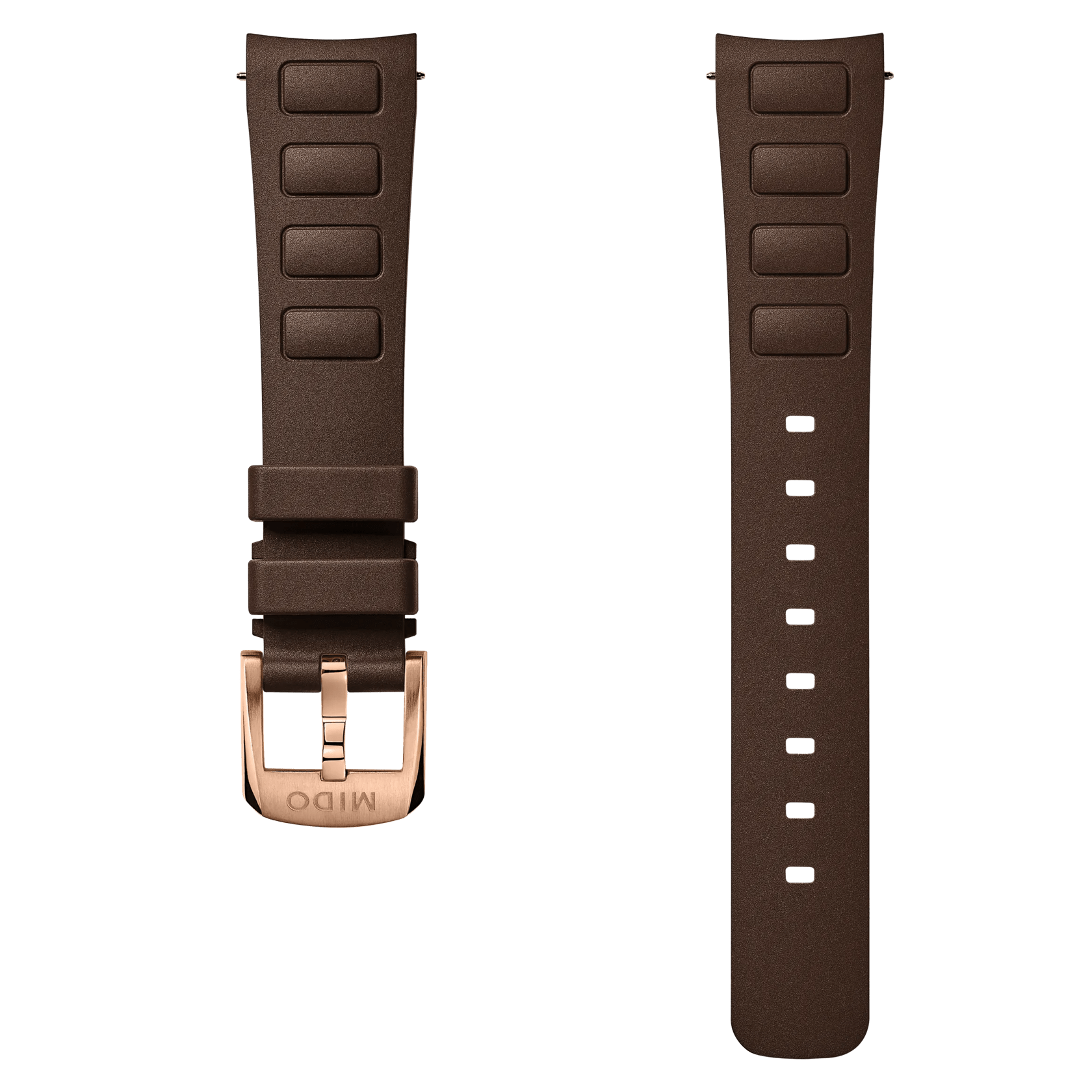 Correa de caucho café para Multifort TV 35 18mm