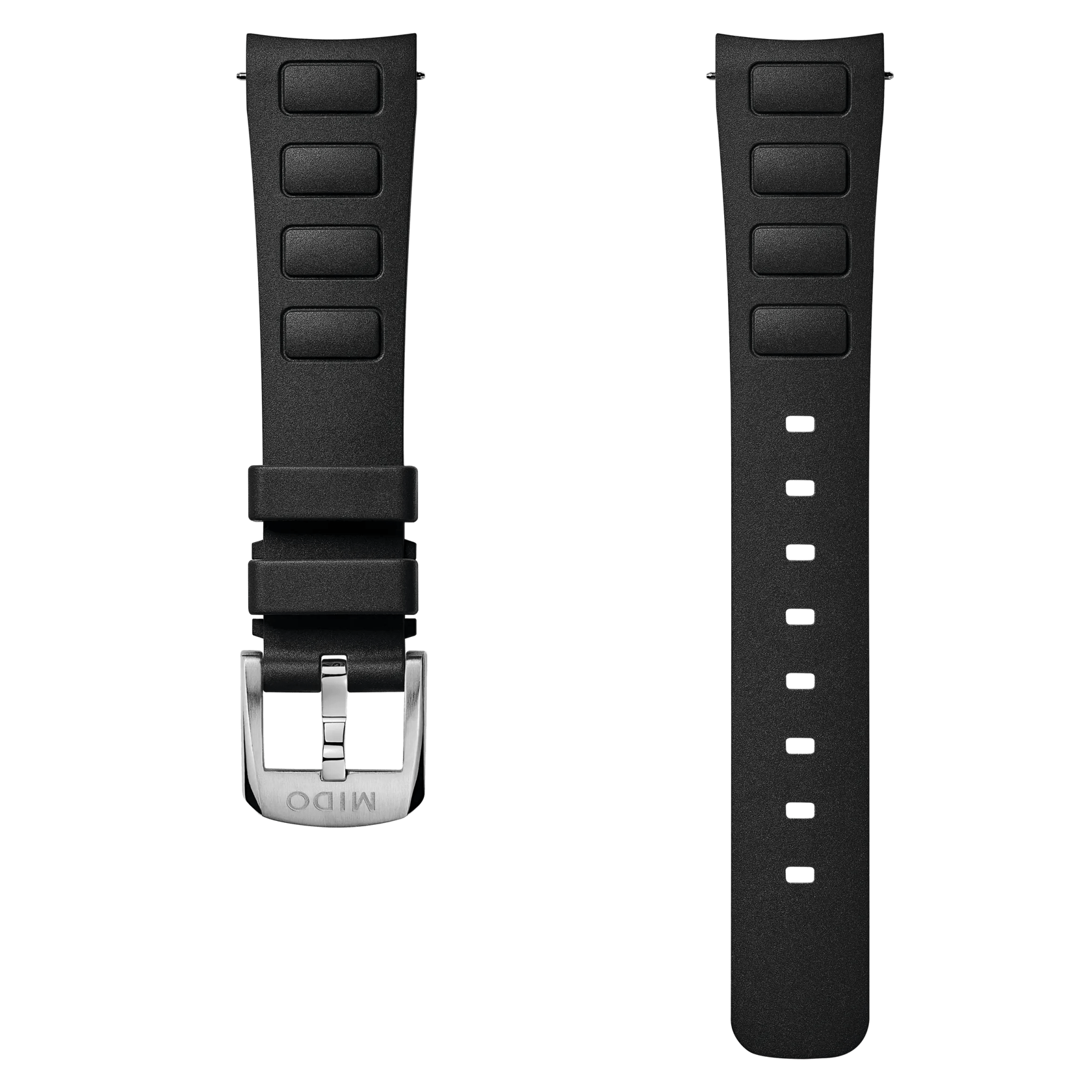 Correa de caucho negra para Multifort TV 35 18mm