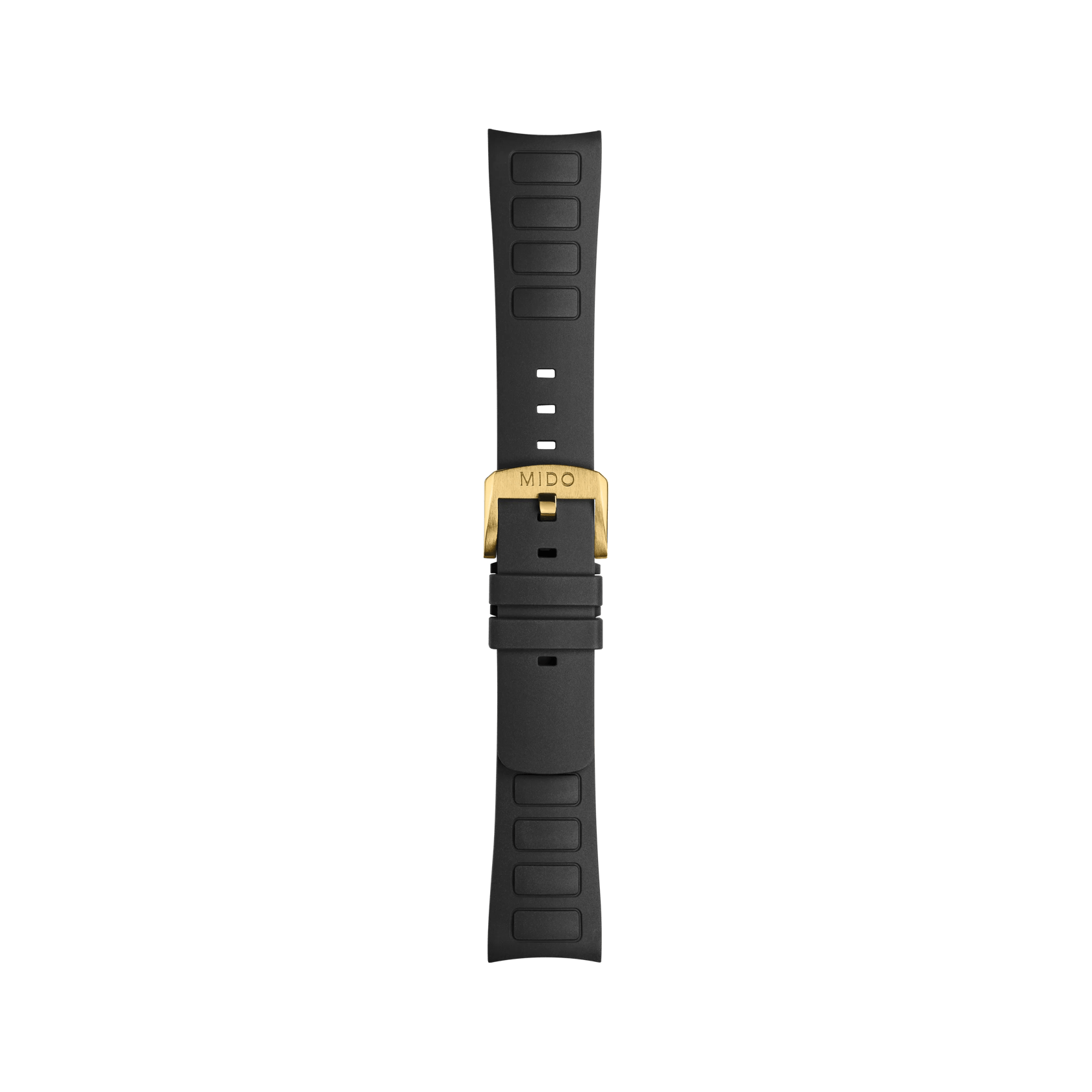 ハンドサム MIDO Multifort TV Big Date black rubber strap 22mm | M852019698