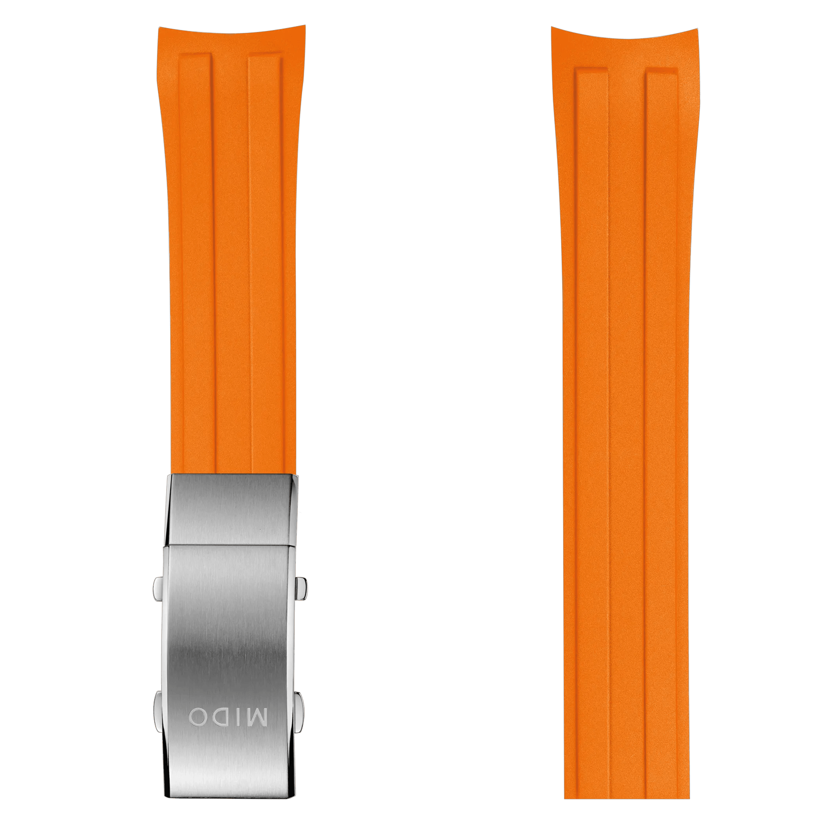 Ocean Star 200 orangefarbenes Kautschuk-Armband 21mm