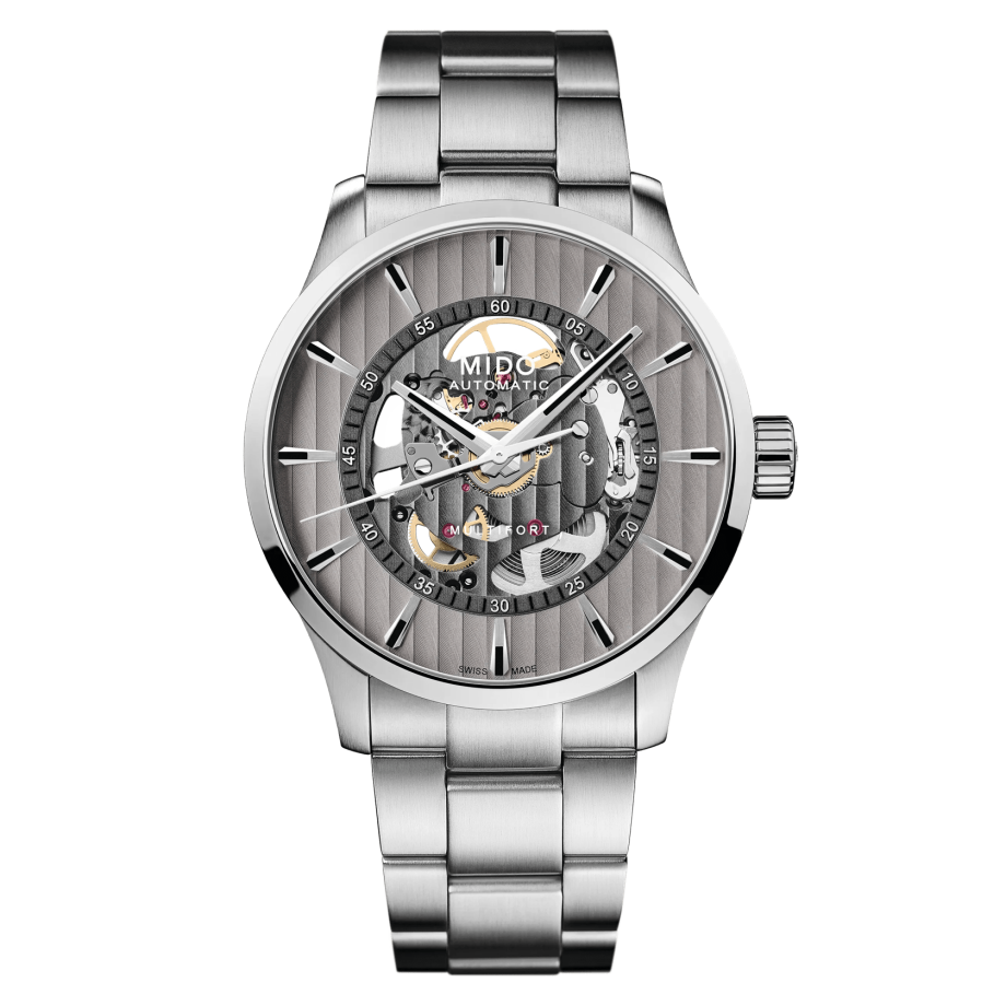 MIDO Multifort Skeleton Vertigo | M0384361103100 | MIDO® Watches