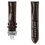 Brown leather strap 22mm M852019139
