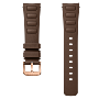 Bracelet Multifort TV Big Date caoutchouc marron 22mm M852019218