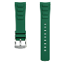 Bracelet Multifort TV Big Date caoutchouc vert 22mm M852019156