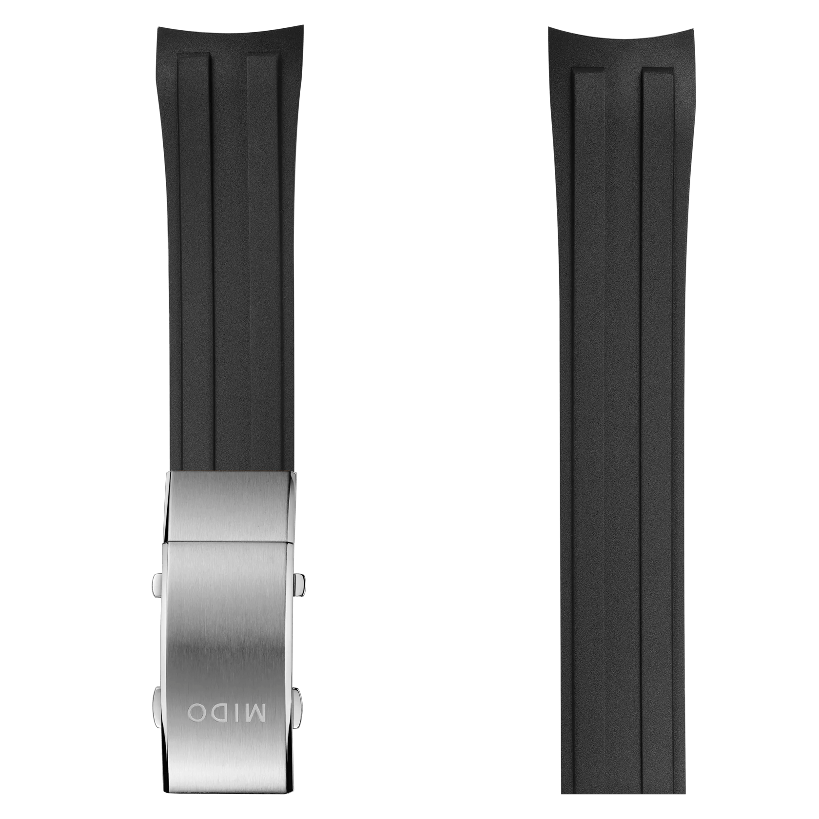 Ocean Star 200 schwarzes Kautschuk-Armband 21mm