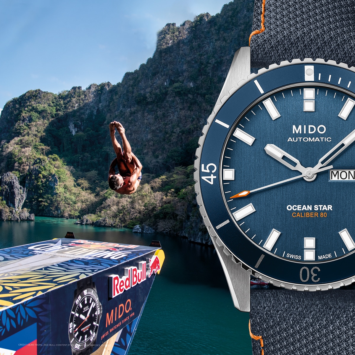 OCEAN STAR 200 RED BULL CLIFF DIVING LIMITED EDITION